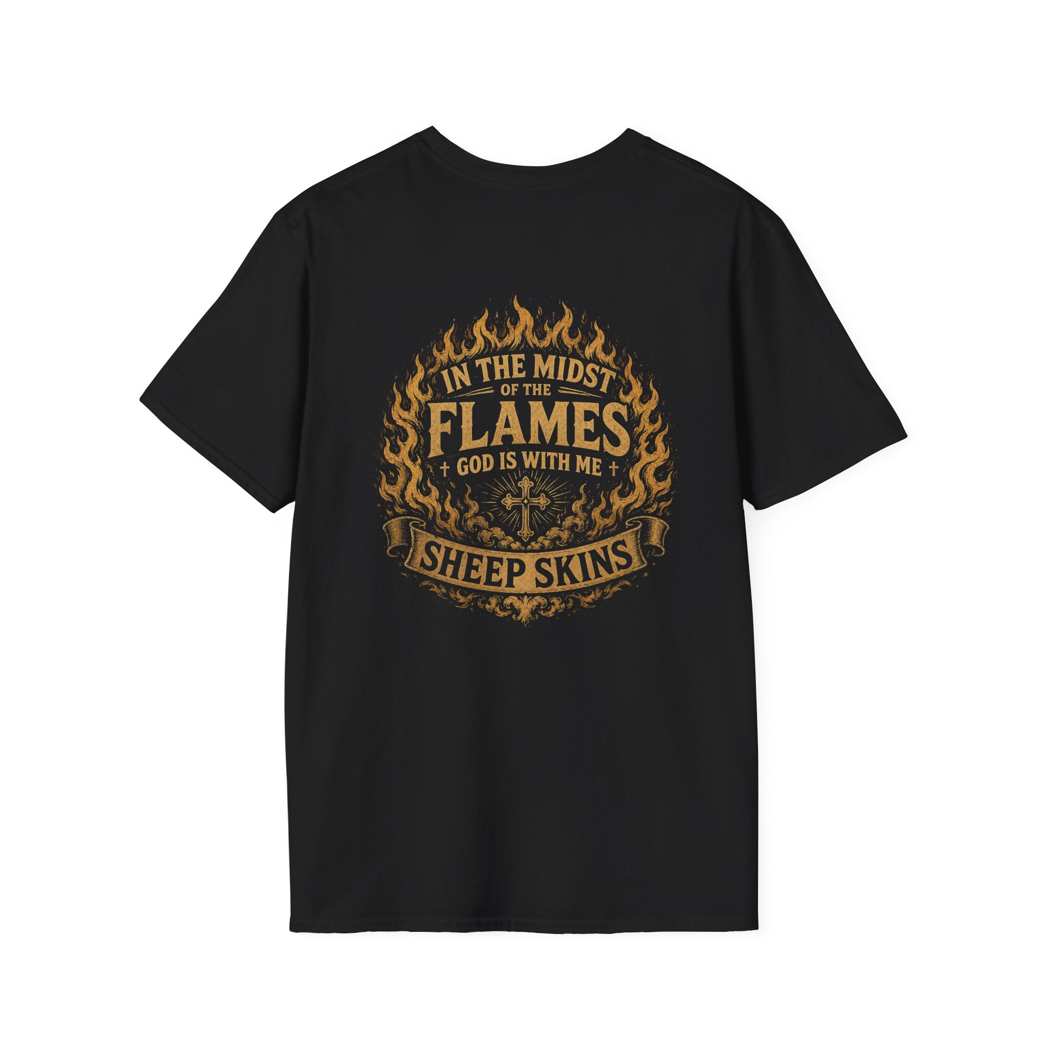 Genesis Line - Sheep Skins Holy Wear T-Shirt — Vintage Angelic Ram Graphic(unisex)